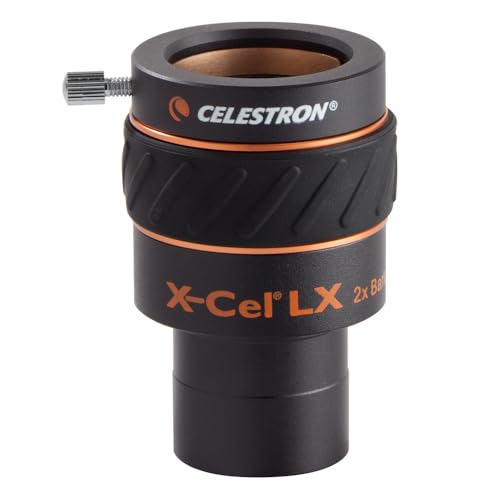 Celestron 93529 1.25 Inch X-Cel LX 2X Barlow Lens,...