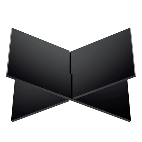 デスクトップブックホルダー - コーヒーテーブルブックスタンド、雑誌スタンドタブレットホルダー | 安定したアクリル製ブックスタンドディスプレイオープンホルダー、調節可能なX字型読書スタンド アート、聖書、料理本、イーゼルに最適