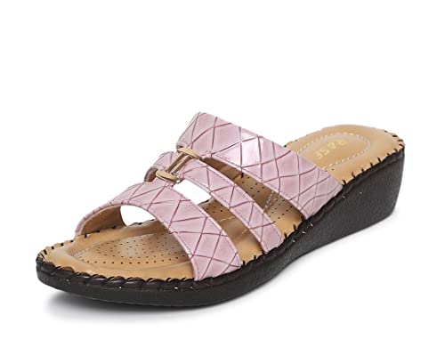Image of TRASE Women's Flip-Flops & Slippers | Doctor Ortho Comfortable Chappal for Women & Girls | Light weight, Soft Footbed, Comfortable & Stylish | Diabetic & Orthopedic Footwear, Good for Knee & Foot Pain