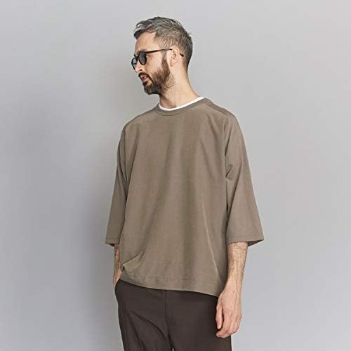 Amazon ビューティ ユース ユナイテッドアローズ メンズ Beauty Youth By コンビファブリック ワイドフォルム 6sl Tシャツ Olive Large Tシャツ カットソー 通販
