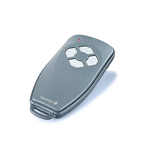 Marantec 122459 Digital 384 Hand-held Transmitter, 4-Channel Radio Remote Control Opener for Garage Door Operators Gray - Image 2