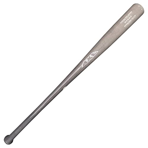 Axe Bat Axe50 Custom Pro Series, Standard Axe Handle, Charged Finish Maple Cupped Wood Baseball Bat, Gray/Dark Gray, 34 In. #TOP19