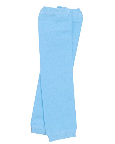 Solid baby and toddler leg warmers for boys and girls Newborn and One Size (Blue, Newborn (up to 15 pounds))