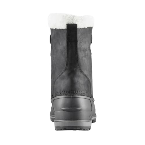 Image of Baffin Men's CANADA Winter Boots | Waterproof Insulated Leather Boots for Cold Weather | Faux-Fur Collar & GelFlex Midsole