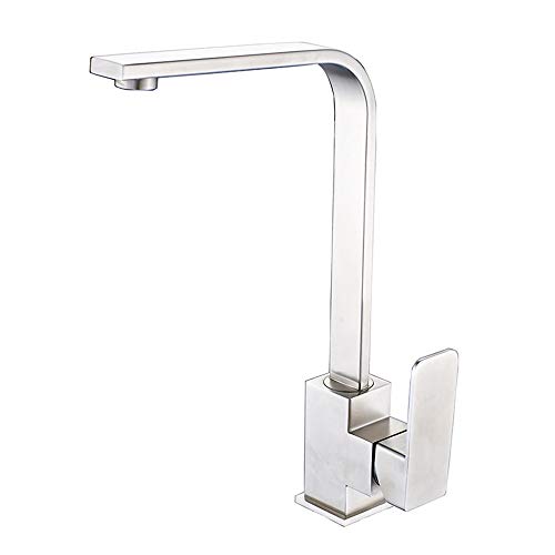 Robinet de cuisine en acier inoxydable mitigeur eau froide chaude type 7