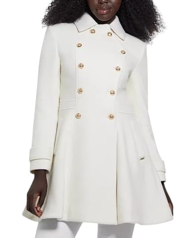 GUESS womens Lara Double Breast Coat