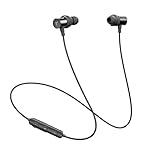 TRUEFREE Neckband Sports Earphones, 11mm Dual Magnetic Driver Wireless Headphones, 20H Playtime, IP67 Waterproof, Fast Charge, AI Noise Cancellation, Low Latency, with App Support