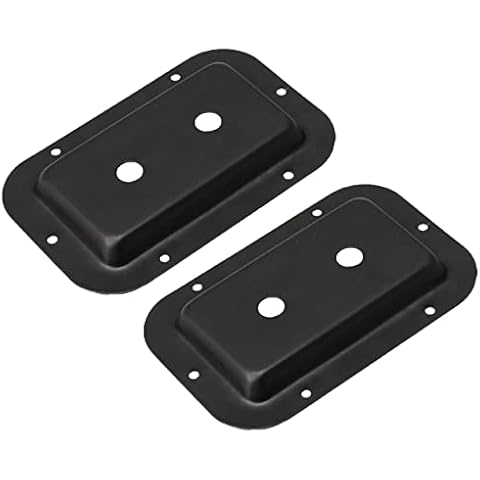 1/4 Headphone Binding Terminal Board Steel Speaker Jack Plate Replacement Pack of 2 Cover