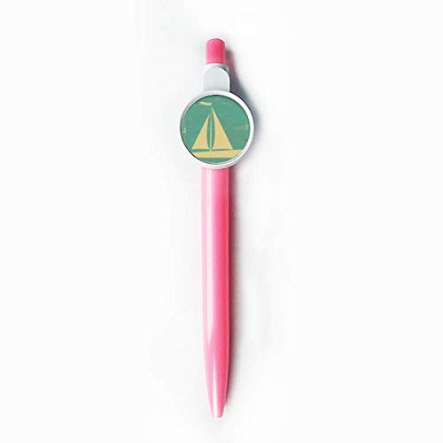 Stylo à bille rétractable sport nautique bleu pour l'écriture quotidienne