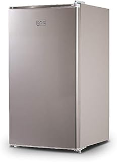 BLACK+DECKER BCRK32V Compact Refrigerator Energy Star Single Door Mini Fridge with Freezer, 3.2 Cubic Ft., VCM