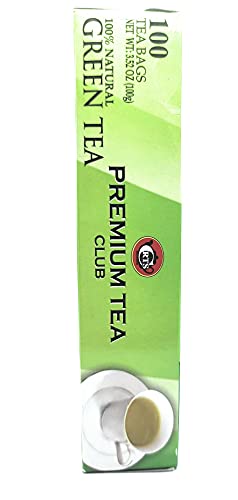 Green Tea - 100% Natural, 100 Bags,(Ceylon Tea Club) #TOP4