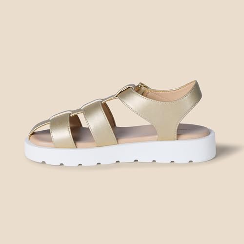 Image of Amazon Essentials Girls' Closed Toe Fisherman Sandals