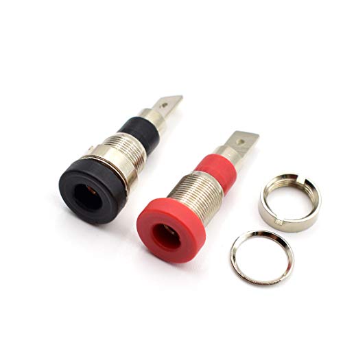 Adaptador hembra banana 4mm 10 piezas miniatura 4