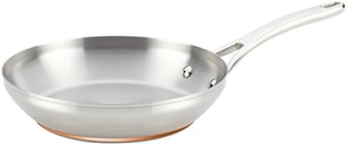Anolon Nouvelle Stainless Stainless Steel Frying Pan / Fry Pan / Stainless Steel Skillet - 8 Inch, Silver,77270 - Thumbnail 4