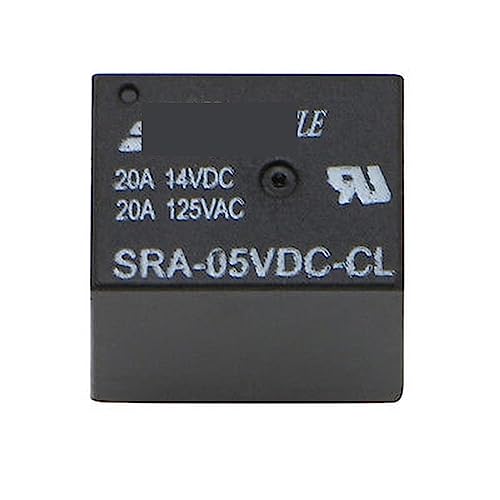 Relé SRA-12VDC-CL con capacidad de 20A para alta resistencia en PCB 5