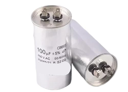 Condenseur d'air CBB65 450VAC 100uF pour moteur et climatiseur
