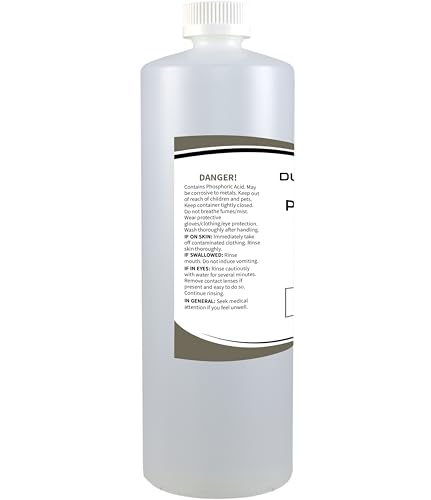 Duda Energy 1 Quart / 950ml 85% Food Grade Phosphoric Acid Rust Remover Clean Etch Metal