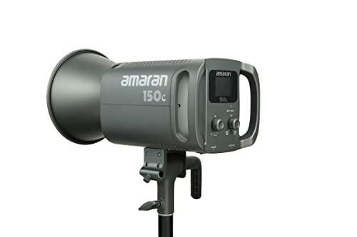 Image of Amaran 150c RGB COB Video Light, Dimmable Full-Color LED Panel, Adjustable 3200K-9500K, High CRI 95+, Portable Lighting for Photography, Videography, YouTube, Film, Studio & Content Creation