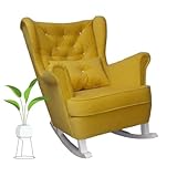 MARTHOME Sillón Mecedora Salón - Sillón Relax, Sillón Mecedora - Cómodos Sillones para Mujeres Embarazadas