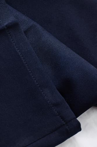 Image of SNITCH Men Formal Trousers | Relaxed Fit Pleated Front Design | Durable Polyester Blend with Medium Stretch & Smooth Texture | Ideal for Office & Club Wear