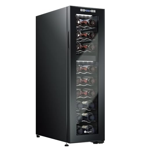 KingChii JC-71WD 24-Bottle Dual-Zone Freestanding Fridge