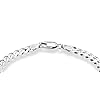 Miabella 925 Sterling Silver Italian 5mm Solid Diamond-Cut Cuban Link Curb Chain Bracelet for Men Women, Made in Italy (8.00 Inch)