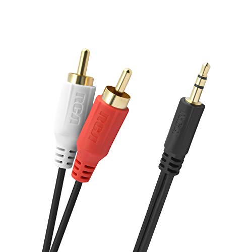 Cable jack de 3.5 mm a 2 RCA para conectar móvil a amplificador
