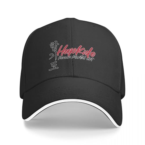 Gorra de béisbol Unisex Hapkido HAP ki do-Symbol Gorra de béisbol de Artes Marciales Coreanas Sombrero de diseñador Gorra de Golf para Hombres y Mujeres Moda Hip-Hop Regalo al Aire Libre