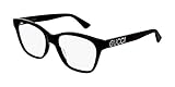 Gucci GG 0420O 001 Black Plastic Square Eyeglasses 52mm