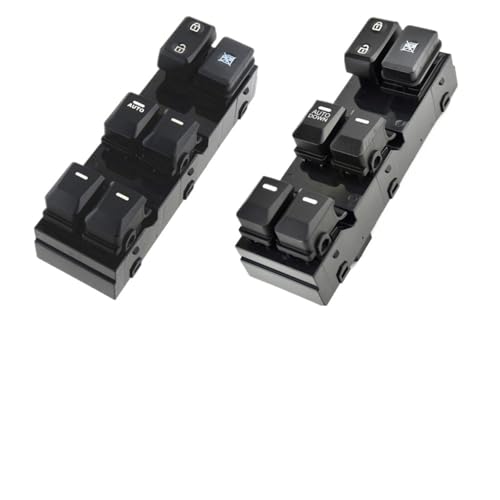 Bouton de lève-vitre électrique 93570-3W600WK haute précision avec finition Auto 6 lights