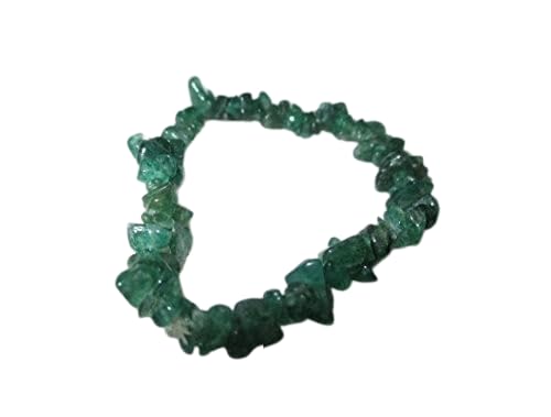 Jet New Green Mica Jade Chips Stretch Bracelet Free 40 Page Booklet on Jet International Crystal Therapy Single Line Chakra Natural Genuine Feel Better Authentic Fashion Styel Unique Gift Balancing Positive Energy Aura Gift Reiki Pouch Metaphysical Peace Gift Divine Spiritual Love Harmony Luck Power Prosperity Unisex