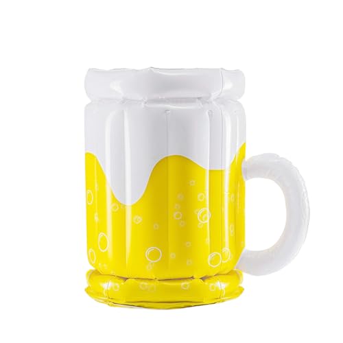 Enfriador de cerveza: soporte para bebidas inflable grande | Enfriador de cerveza inflable, flotador de bebidas adecuado para botellas y latas, decoración de fiestas, piscina