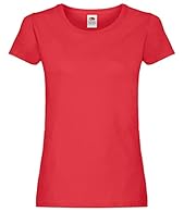 Crew neck T-shirt with self-fabric back neck tape. Shaped side seams for a feminine fit. Produced using Belcoro yarn for a cleaner, more stable print area. Fine knit gauge for enhanced printability. Machine washable.