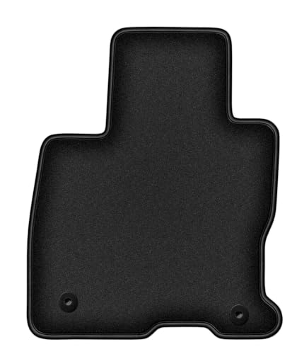 Tapis conducteur en velours noir de rechange pour Ford Escape MK4 SUV avec dessous en caoutchouc