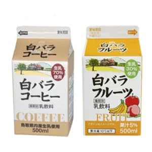 Amazon.co.jp: 白バラ コーヒー・フルーツ 500ml×各5本入 クール便 紙