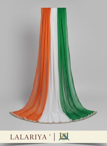Image of Tricolour Dupatta for men 2mtr Size | Tricolour Dupatta