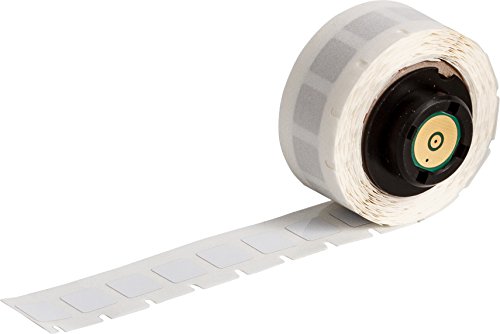 Brady PTL-3-727 Etiketten, Hochtemperatur-Polyimid, 9,530 mm B x 9,530 mm H, Weiß, 500 Stück