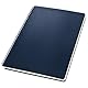 SIGEL CO824 Premium Spiralblock A4, kariert, dunkelblau, 80 Blatt, sehr stabiler Hardcover-Einband, 3er Pack, Einsteckfach, aus nachhaltigem Papier, Conceptum