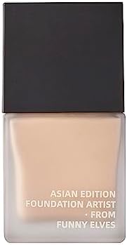 Funny Elves Makeup Foundation Liquid Medium Coverage Long Lasting Concealer Lightweight Flawless 7ml (F02)