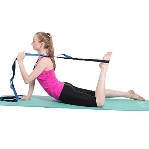 Colobobo Yoga Stretch Out Strap ,Leg And Calf Stretcher Strap With Adjustable Loops, Versatile Multi-Loop Strap Perfect For Yoga, Pilates, And Physical Therapy, Dance & Gymnastics(Orange) #TOP4