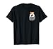 Costume de hamster amusant et mignon dans une poche de tournesol T-Shirt