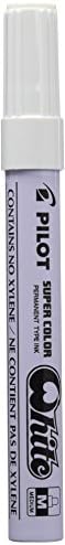 Pilot Super Colour Extra Fine Marker Bullet 1.0 mm Tip - Gold/Silver, Pack of 2