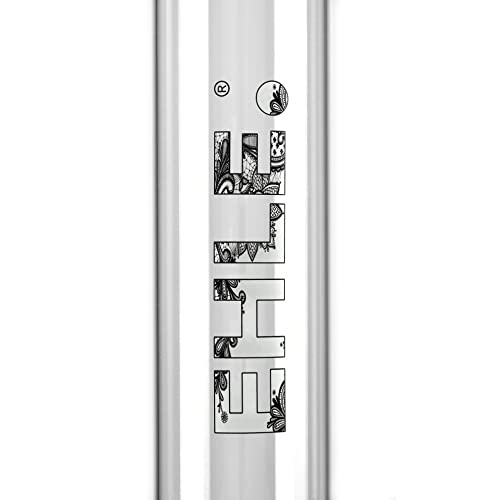Ehle. Bong 100ml - NS 14,5 (Black & White) – Bild 4