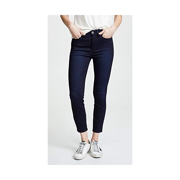PAIGE Women's Margot High Rise Crop Skinny Jeans, Lana, Blue, 26