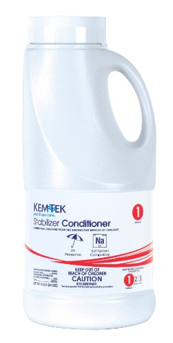 Kem-Tek 024-6 Chlorine Stabilizer Pool and Spa Chemicals, 4 Pound