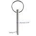 2 Pack Quick Release Pin, Diameter 0.197