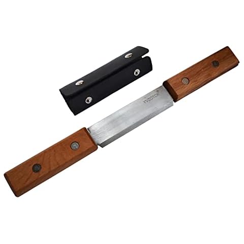 YVZOTCK Zugmesser 12cm Schnitzwerkzeug für Holzschnitzerei und Schruppen Pulling Knife Wood Carving Tool Kohlenstoffstahl erstellt Cover