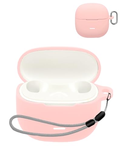 Redmi Buds 8 Active �p �P�[�X �J�o�[�yYANMONGI�z���C�����X �C���[�z�� �ی�J�o�[ �V���R�� �[�`�F�[���t�� ��LED���C�g �ϏՌ� �����h�~ �h�� �h�o �w��h�~ �L�Y�h�~ �[�d�֗� Redmi Buds 8 Active