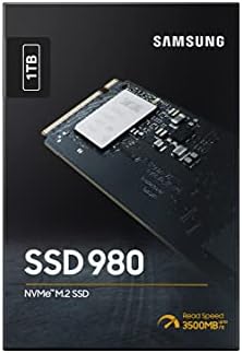 SAMSUNG (MZ-V8V1T0B/AM) 980 SSD 1TB - M.2 NVMe Interne Solid State Drive mit V-NAND Technologie