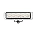 EXZEIT Waterproof Led Boat Lights, 2 pc 72W Deck/Dock Marine Lights 4000LMS 150°Flood Light, 6.3inch, 12/24 V Led Light Bar